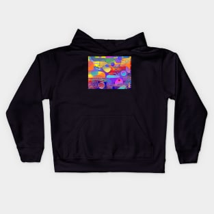 Psychedelic Techno 2 Kids Hoodie